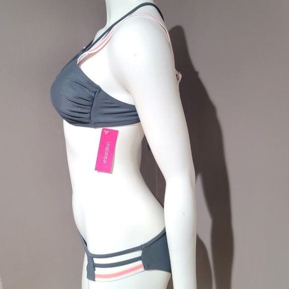 Xhilaration Sport Elastic Bralette Bikini Set - Picture 4 of 9